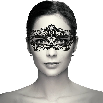 COQUETTE CHIC DESIRE - FEINE SCHWARZE SPITZENMASKE - Spitzenmaske