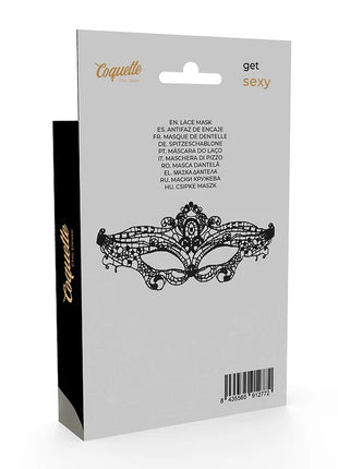 COQUETTE CHIC DESIRE - FEINE SCHWARZE SPITZENMASKE - Spitzenmaske