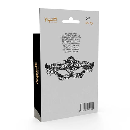COQUETTE CHIC DESIRE - FEINE SCHWARZE SPITZENMASKE - Spitzenmaske