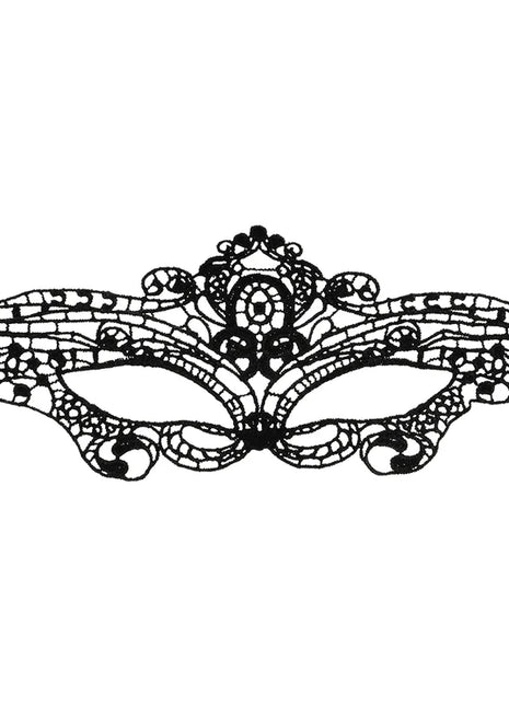 COQUETTE CHIC DESIRE - FEINE SCHWARZE SPITZENMASKE - Spitzenmaske