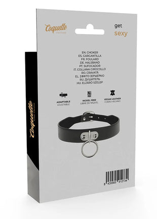 COQUETTE CHIC DESIRE - HALSKETTE AUS VEGANEM LEDER FETISCH-ACCESSOIRE - Halskette