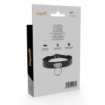 COQUETTE CHIC DESIRE - HALSKETTE AUS VEGANEM LEDER FETISCH-ACCESSOIRE - Halskette