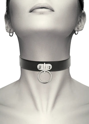 COQUETTE CHIC DESIRE - HALSKETTE AUS VEGANEM LEDER FETISCH-ACCESSOIRE - Halskette