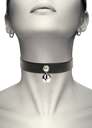 COQUETTE CHIC DESIRE - HALSKETTE AUS VEGANEM LEDER FÜR DAMEN RASSEL-ZUBEHÖR - Halskette