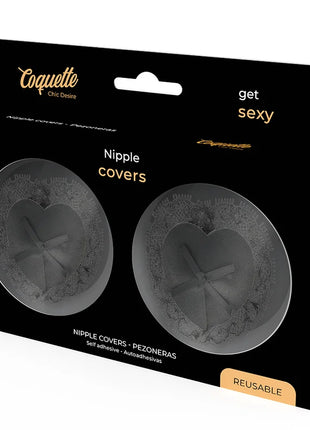 COQUETTE CHIC DESIRE - NIPPELCOVER AUS SCHWARZER SPITZE - Nippelcover