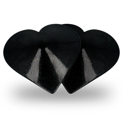 COQUETTE CHIC DESIRE - NIPPELCOVER MIT SCHWARZEN HERZEN - Nippelcover