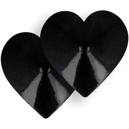 COQUETTE CHIC DESIRE - NIPPELCOVER MIT SCHWARZEN HERZEN - Nippelcover