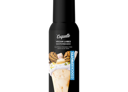 Black coquette cookiefrutti veganes wasserbasiertes gleitmittel in eleganter pumpflasche mit eiscremedesign