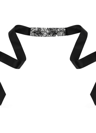 COQUETTE CHIC DESIRE - SCHWARZE SPITZENMASKE MIT BAND - Spitzenmaske