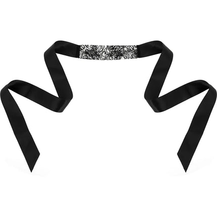 COQUETTE CHIC DESIRE - SCHWARZE SPITZENMASKE MIT BAND - Spitzenmaske