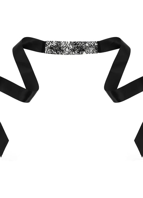 COQUETTE CHIC DESIRE - SCHWARZE SPITZENMASKE MIT BAND - Spitzenmaske