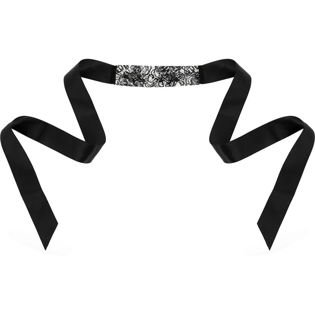 COQUETTE CHIC DESIRE - SCHWARZE SPITZENMASKE MIT BAND - Spitzenmaske