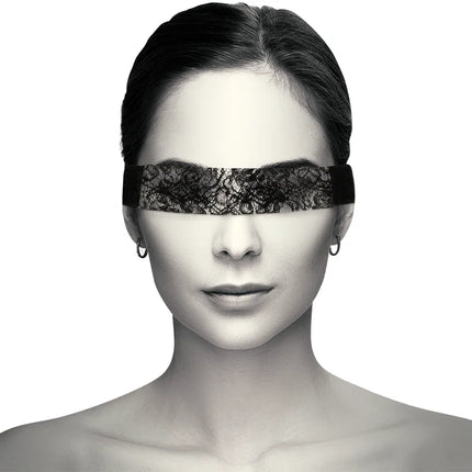 COQUETTE CHIC DESIRE - SCHWARZE SPITZENMASKE MIT BAND - Spitzenmaske