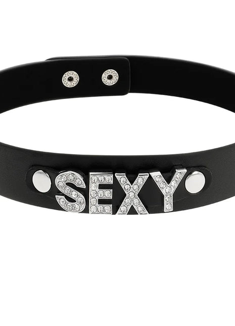 COQUETTE CHIC DESIRE - SEXY VEGANES LEDER-HALSBAND - Halskette