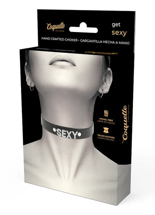 COQUETTE CHIC DESIRE - SEXY VEGANES LEDER-HALSBAND - Halskette