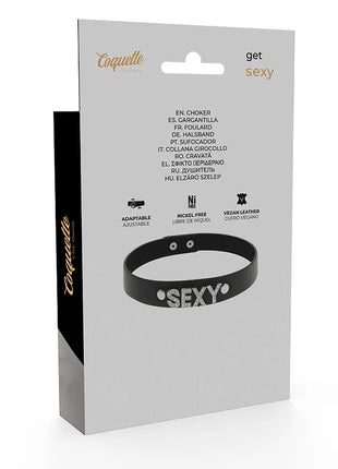 COQUETTE CHIC DESIRE - SEXY VEGANES LEDER-HALSBAND - Halskette