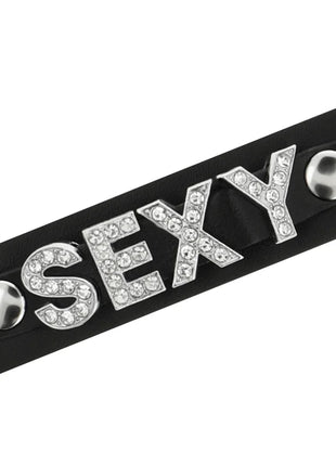 COQUETTE CHIC DESIRE - SEXY VEGANES LEDER-HALSBAND - Halskette
