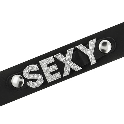 COQUETTE CHIC DESIRE - SEXY VEGANES LEDER-HALSBAND - Halskette