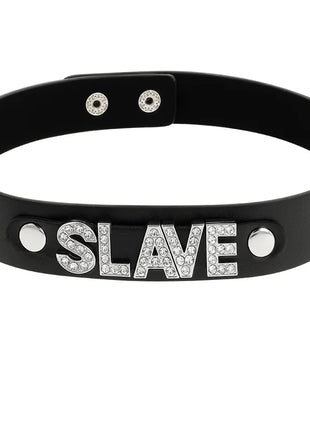 COQUETTE CHIC DESIRE - SKLAVEN-HALSBAND AUS VEGANEM LEDER - Halskette