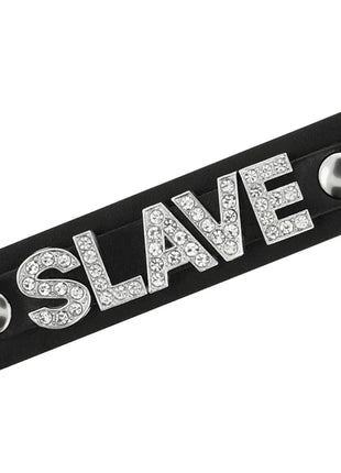 COQUETTE CHIC DESIRE - SKLAVEN-HALSBAND AUS VEGANEM LEDER - Halskette