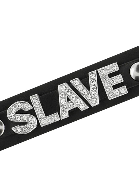COQUETTE CHIC DESIRE - SKLAVEN-HALSBAND AUS VEGANEM LEDER - Halskette