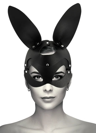 COQUETTE CHIC DESIRE - VEGANE LEDERMASKE MIT HASENOHREN - Kunstledermaske