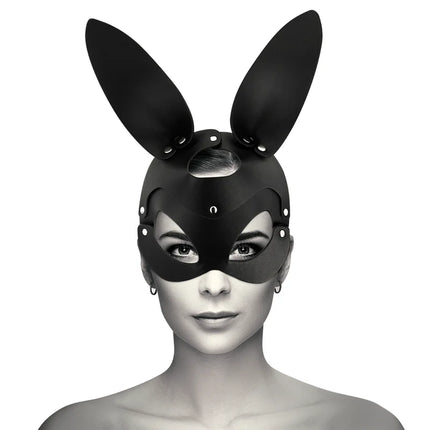 COQUETTE CHIC DESIRE - VEGANE LEDERMASKE MIT HASENOHREN - Kunstledermaske