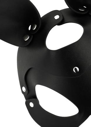 COQUETTE CHIC DESIRE - VEGANE LEDERMASKE MIT HASENOHREN - Kunstledermaske