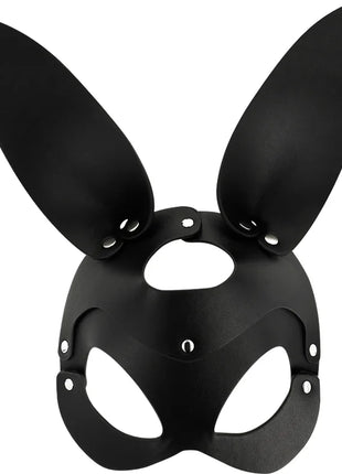 COQUETTE CHIC DESIRE - VEGANE LEDERMASKE MIT HASENOHREN - Kunstledermaske