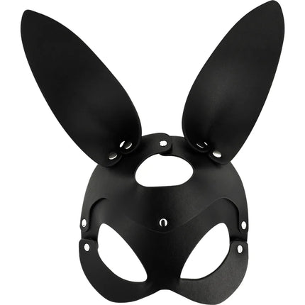 COQUETTE CHIC DESIRE - VEGANE LEDERMASKE MIT HASENOHREN - Kunstledermaske