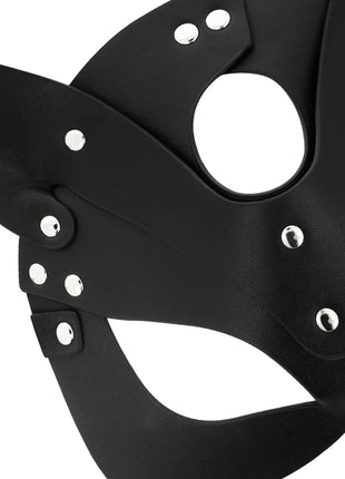 COQUETTE CHIC DESIRE - VEGANE LEDERMASKE MIT KATZENOHREN - Kunstledermaske