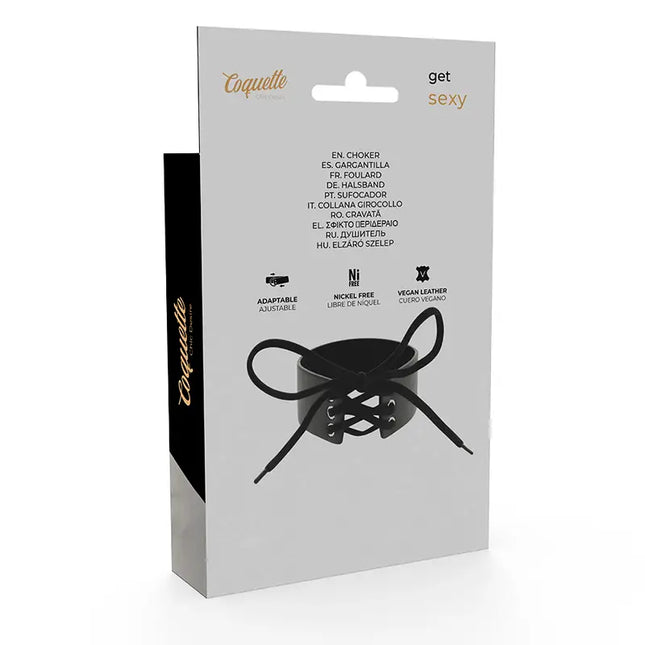 COQUETTE CHIC DESIRE - VEGANES LEDER-HALSBAND - Halskette