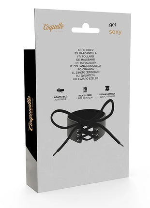 COQUETTE CHIC DESIRE - VEGANES LEDER-HALSBAND - Halskette