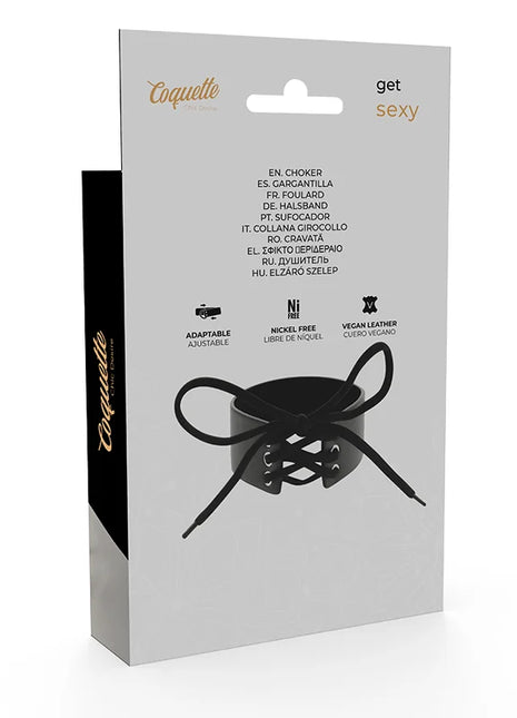 COQUETTE CHIC DESIRE - VEGANES LEDER-HALSBAND - Halskette