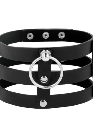 COQUETTE CHIC DESIRE - VEGANES LEDER-HALSBAND IM FETISCH-STIL - Halskette