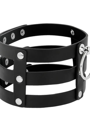 COQUETTE CHIC DESIRE - VEGANES LEDER-HALSBAND IM FETISCH-STIL - Halskette