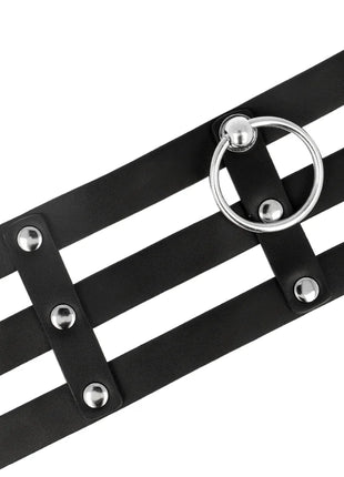 COQUETTE CHIC DESIRE - VEGANES LEDER-HALSBAND IM FETISCH-STIL - Halskette