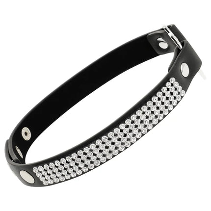 COQUETTE CHIC DESIRE - VEGANES LEDER-HALSBAND MIT HERZ - Halskette