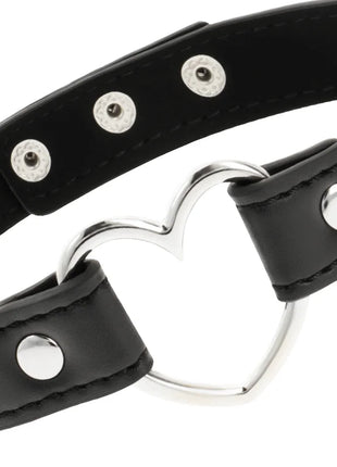 COQUETTE CHIC DESIRE - VEGANES LEDER-HALSKETTE-HERZ-ACCESSOIRE - Halskette