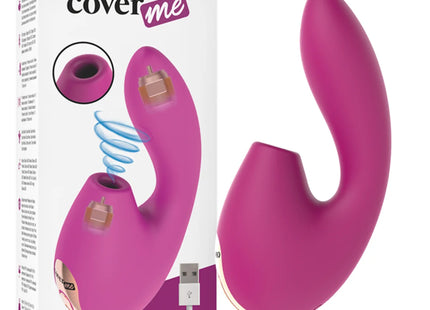 COVERME - KLITORASAUGUNG & LEISTUNGSSTARKER G-SPOT-RUSH-VIBRATOR - Druckwellen saugende Vibratoren