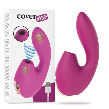 COVERME - KLITORASAUGUNG & LEISTUNGSSTARKER G-SPOT-RUSH-VIBRATOR - Druckwellen saugende Vibratoren