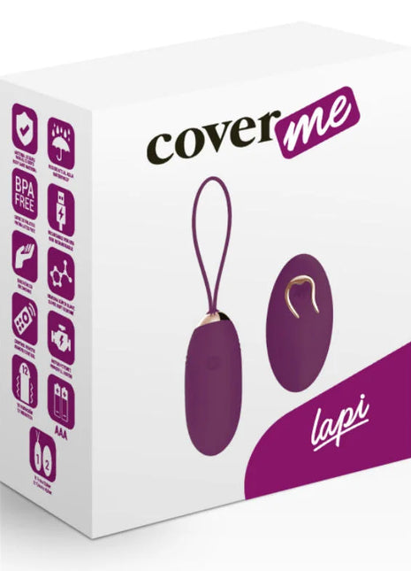 COVERME - LAPI LILAC FERNBEDIENUNGS-EI - Vibrierendes Ei
