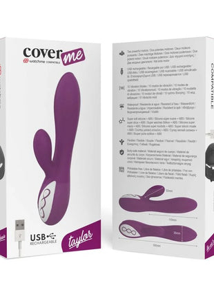 COVERME - TAYLOR-VIBRATOR KOMPATIBEL MIT DER WIRELESS-TECHNOLOGIE VON WATCHME - Rabbit-Vibratoren