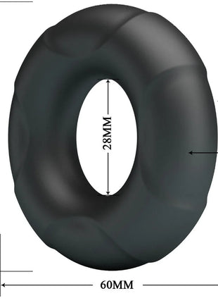 CRAZY BULL - ARVELL SILIKONRING MODELL 12 - Penisring ohne Vibration