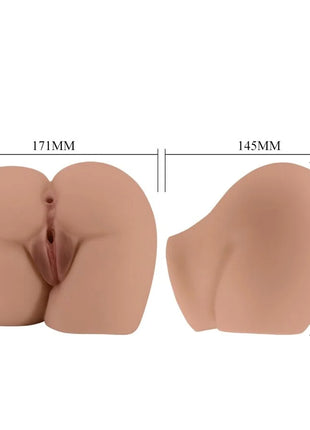 CRAZY BULL - BERNACE ASS VIBRATOR MIT REALISTISCHER VAGINA UND ANUS FLESH FERNBEDIENUNG