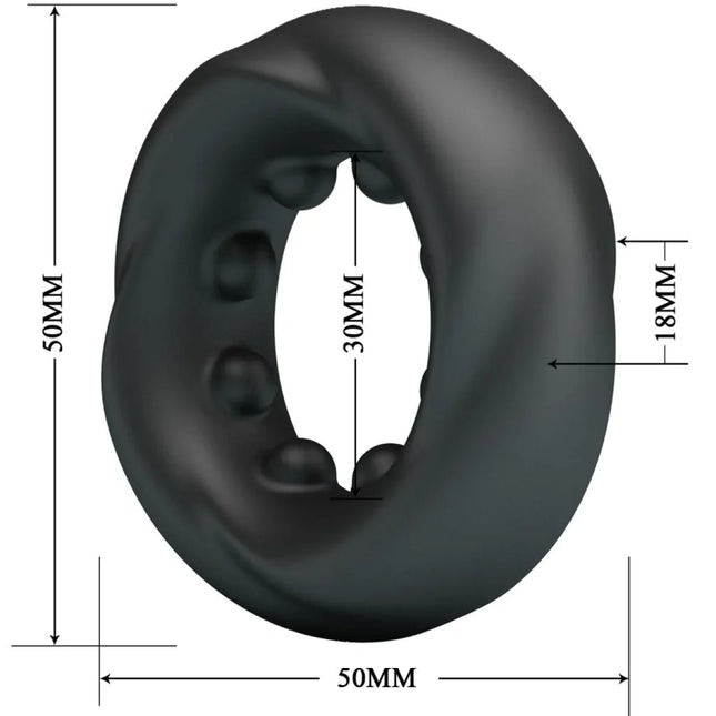 CRAZY BULL - DAQUEZ SILIKONRING MODELL 4 - Penisring ohne Vibration