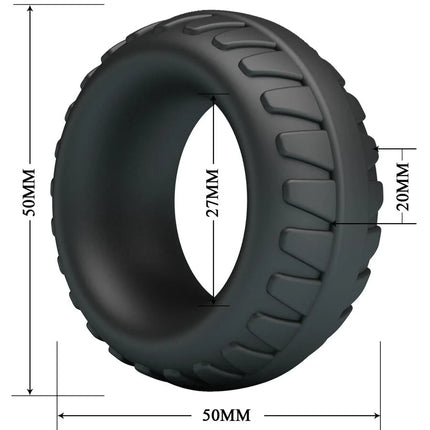 CRAZY BULL - DILSON SILIKONRING MODELL 3 - Penisring ohne Vibration
