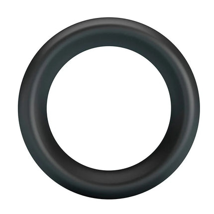 Schwarzer o-ring aus flexiblem premium-silikon mit ergonomischem design für länger anhaltende nutzung