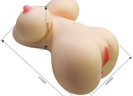 CRAZY BULL - FIONA REALISTISCHER WEIBLICHER TORSO VAGINA UND ANAL 7,1 KG