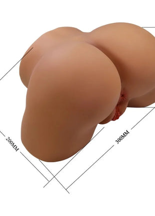 CRAZY BULL - GERIANN REALISTISCHER WEIBLICHER PO-VIBRATOR UND SAUGER MIT TON 5,5 KG
